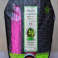 Huile colza basilic premiere pression froid 3l huilerie des fouets copy
