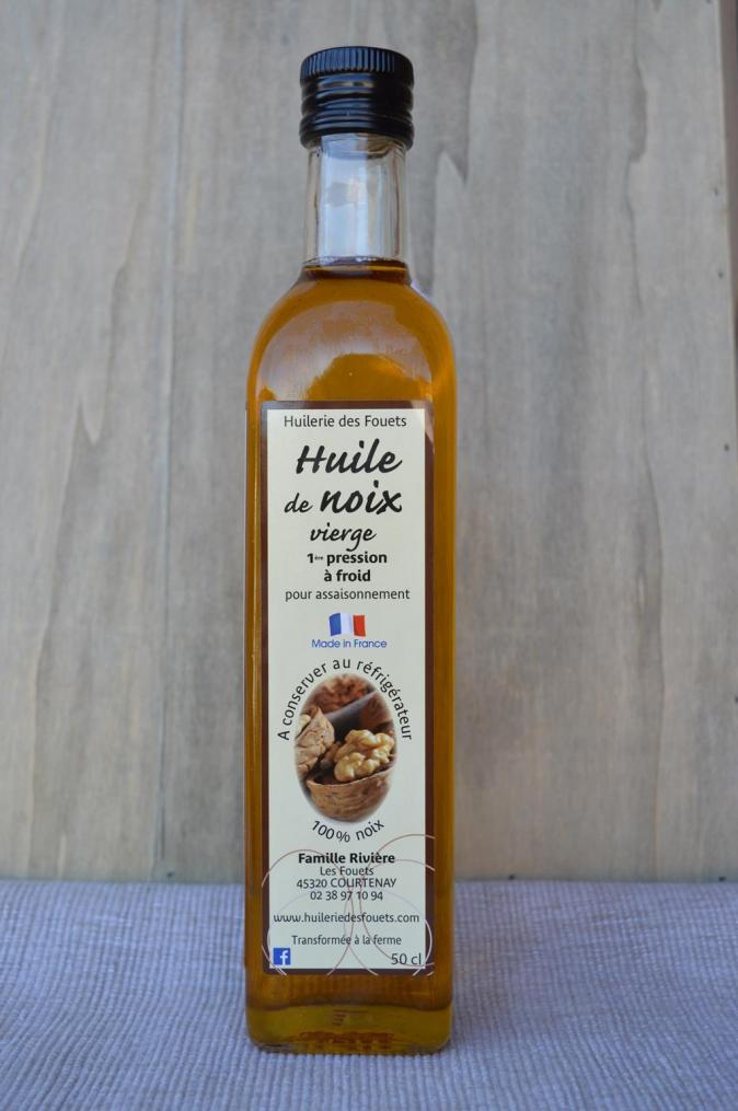 Huile noix vierge premiere pression froid 50cl huilerie des fouets copy